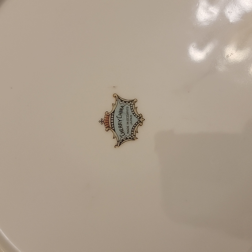 10" CHERRY CHINA (JAPAN) plates - Picture 2 of 3